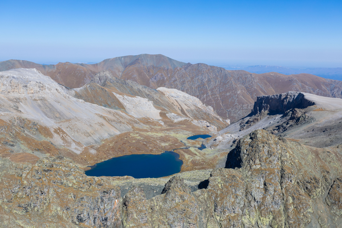 Пик Динника. Южный склон.